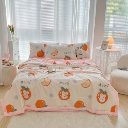 91家纺网 家纺一手货源 找家纺 （总）沐辰 2022新款全棉水洗棉大豆纤维夏被