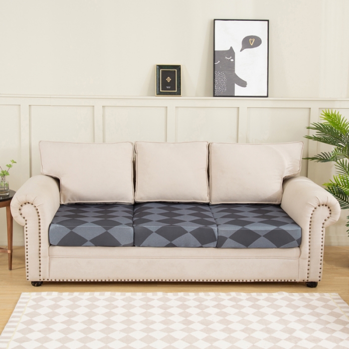 91家纺网 家纺一手货源 找家纺 兴妮雅家纺 2022新款四季款坐垫套 简约主义灰