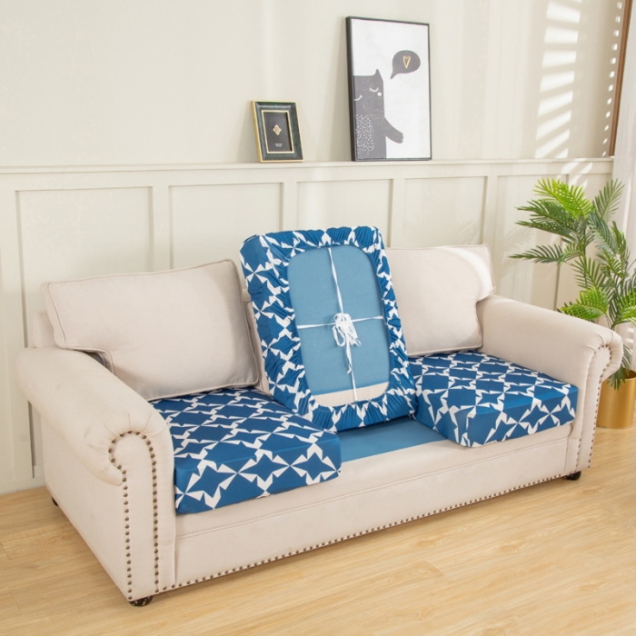 91家纺网 家纺一手货源 找家纺 兴妮雅家纺 2022新款四季款坐垫套 克莱因蓝格