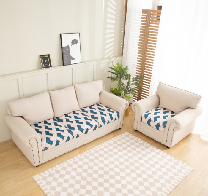 91家纺网 家纺一手货源 找家纺 兴妮雅家纺 2022新款四季款坐垫套 思维空间