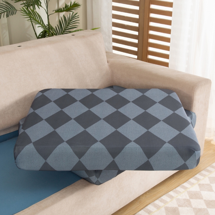 91家纺网 家纺一手货源 找家纺 兴妮雅家纺 2022新款印花款贵妃坐垫套简约主义灰