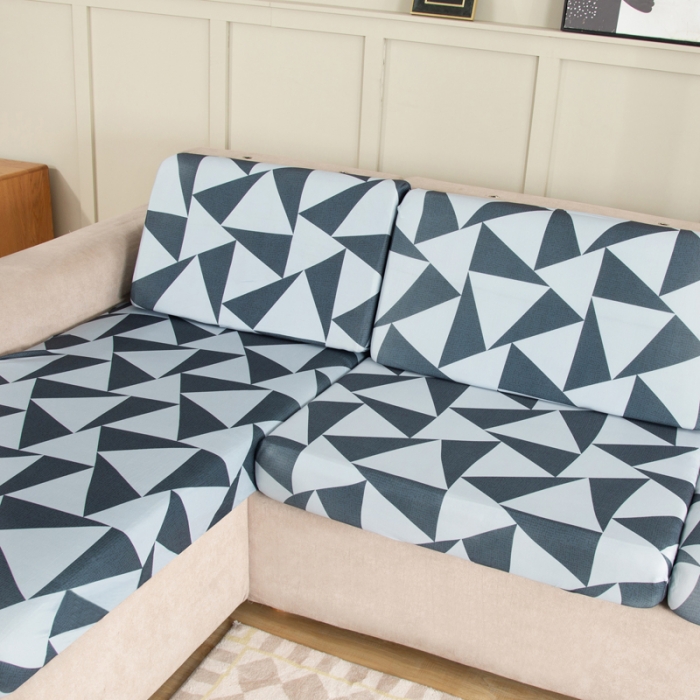91家纺网 家纺一手货源 找家纺 兴妮雅家纺 2022新款印花款贵妃坐垫套灰调三角形
