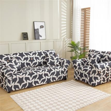 91家纺网 家纺一手货源 找家纺 兴妮雅 2022新款贵妃风格组合全包沙发套 梦幻星空