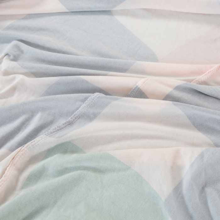 91家纺网 家纺一手货源 找家纺 兴妮雅 2022新款贵妃风格组合全包沙发套 多彩方格