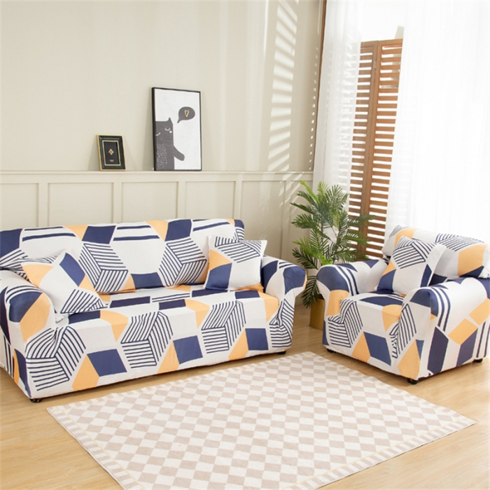 91家纺网 家纺一手货源 找家纺 兴妮雅 2022新款贵妃风格组合全包沙发套 风尚之约