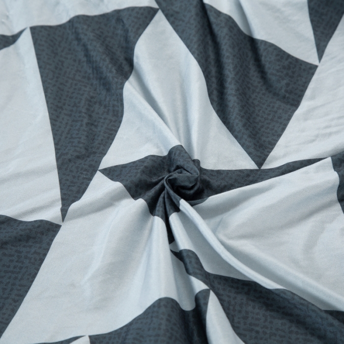 91家纺网 家纺一手货源 找家纺 兴妮雅 2022新款贵妃风格组合全包沙发套 灰调三角形