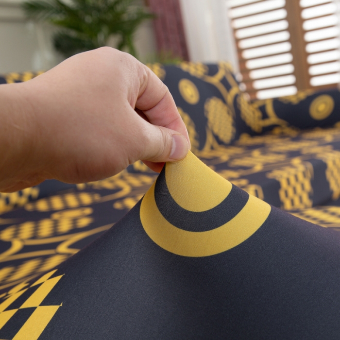 91家纺网 家纺一手货源 找家纺 兴妮雅 2022新款贵妃风格组合全包沙发套 经典回味