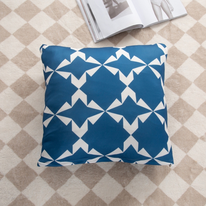 91家纺网 家纺一手货源 找家纺 兴妮雅 2022新款贵妃风格组合全包沙发套 克莱因蓝格