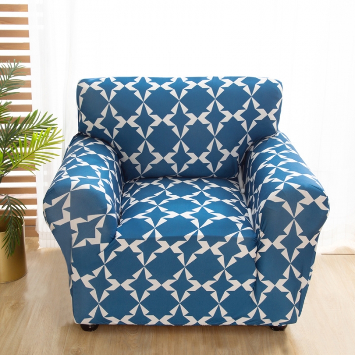 91家纺网 家纺一手货源 找家纺 兴妮雅 2022新款贵妃风格组合全包沙发套 克莱因蓝格