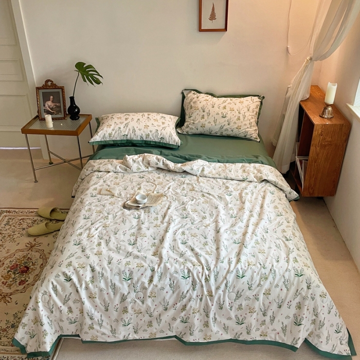 91家纺网 家纺一手货源 找家纺 梦享生活家居 2022新款纯棉夏被 朵拉