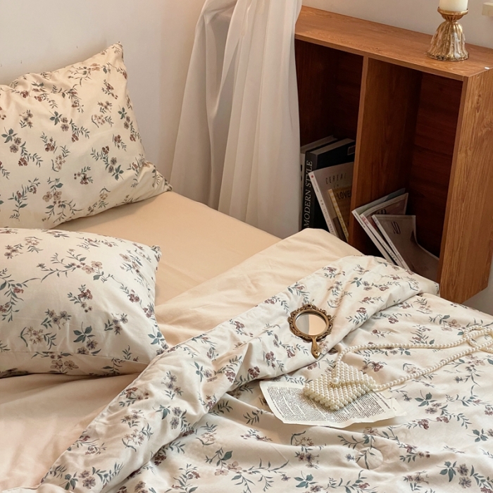 91家纺网 家纺一手货源 找家纺 梦享生活家居 2022新款纯棉夏被 香草