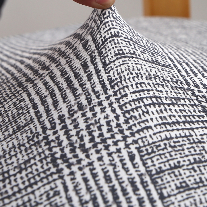 91家纺网 家纺一手货源 找家纺 兴妮雅 2022新款四季款弹力布椅子套45*45cm 风尚灰