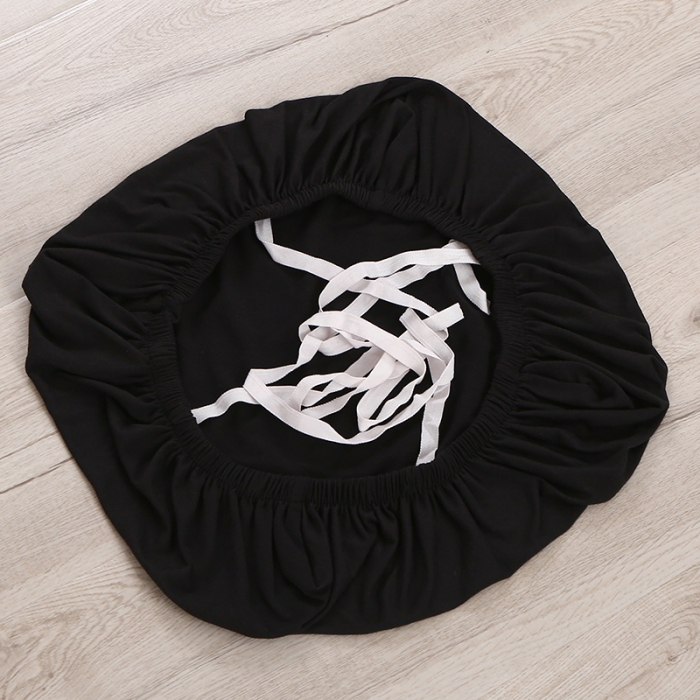 91家纺网 家纺一手货源 找家纺 兴妮雅 2022新款四季款弹力布椅子套45*45cm 黑