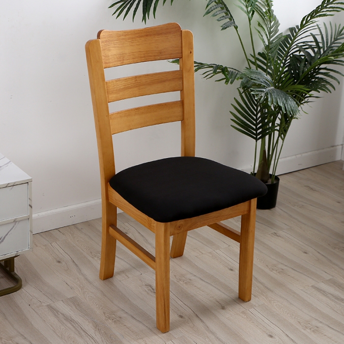 91家纺网 家纺一手货源 找家纺 兴妮雅 2022新款四季款弹力布椅子套45*45cm 黑