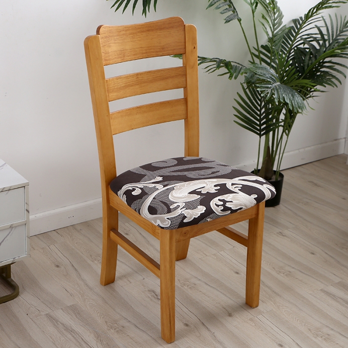 91家纺网 家纺一手货源 找家纺 兴妮雅 2022新款四季款弹力布椅子套45*45cm 皇家风范