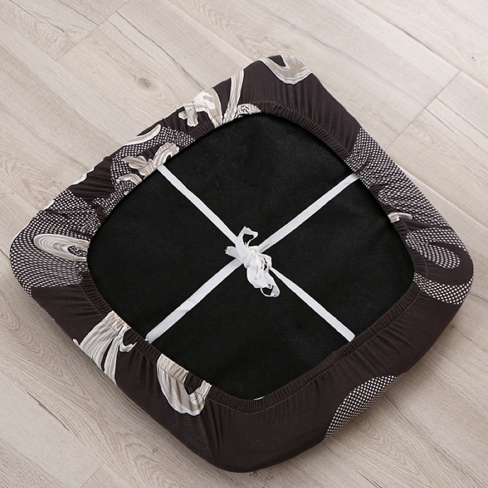 91家纺网 家纺一手货源 找家纺 兴妮雅 2022新款四季款弹力布椅子套45*45cm 皇家风范