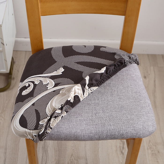 91家纺网 家纺一手货源 找家纺 兴妮雅 2022新款四季款弹力布椅子套45*45cm 皇家风范