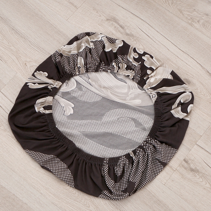 91家纺网 家纺一手货源 找家纺 兴妮雅 2022新款四季款弹力布椅子套45*45cm 皇家风范