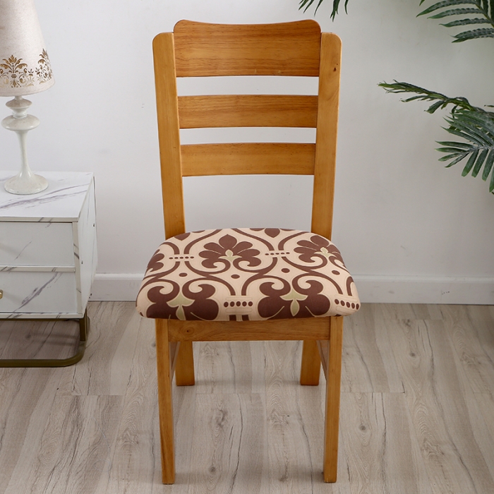 91家纺网 家纺一手货源 找家纺 兴妮雅 2022新款四季款弹力布椅子套45*45cm 盛世豪门