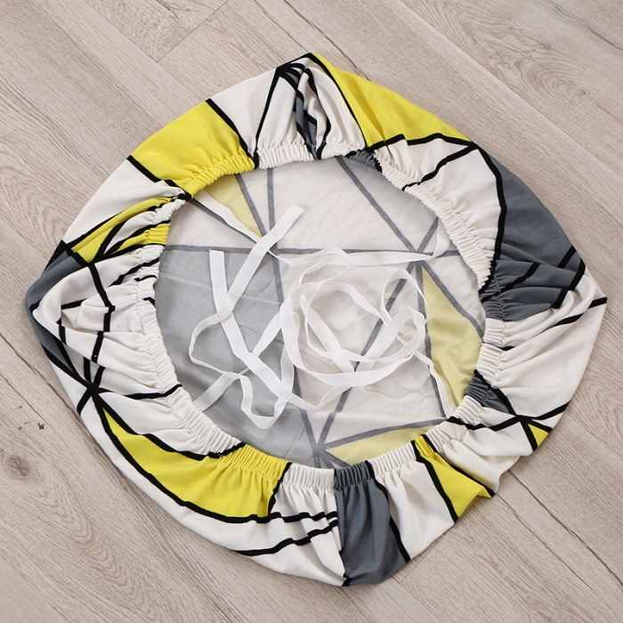 91家纺网 家纺一手货源 找家纺 兴妮雅 2022新款四季款弹力布椅子套45*45cm 炫彩时空