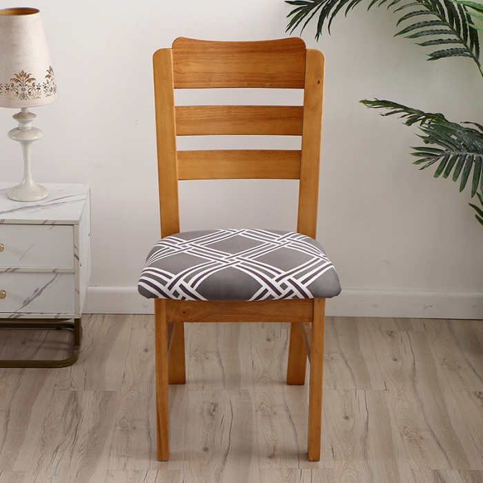 91家纺网 家纺一手货源 找家纺 兴妮雅 2022新款四季款弹力布椅子套45*45cm 一往情深