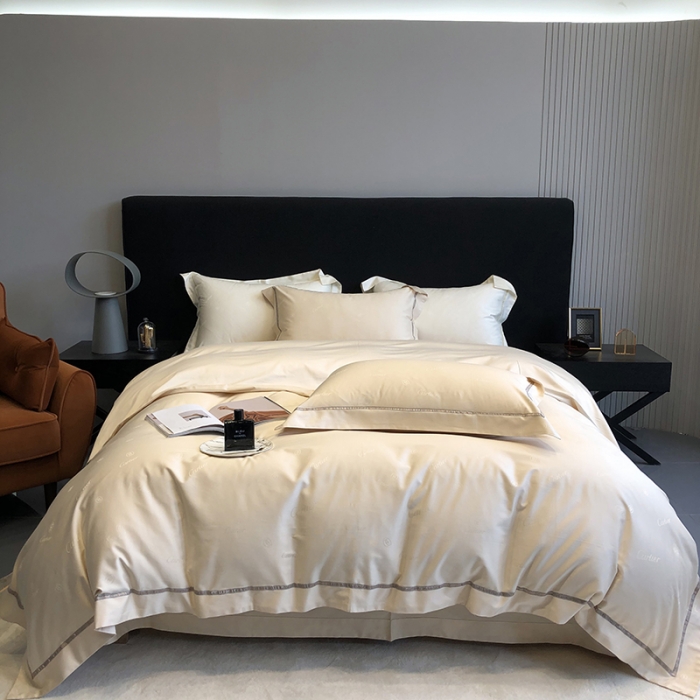 91家纺网 家纺一手货源 找家纺 馨蕊家居 2022新品春夏100支天丝棉四件套-C系列 C系列-香槟