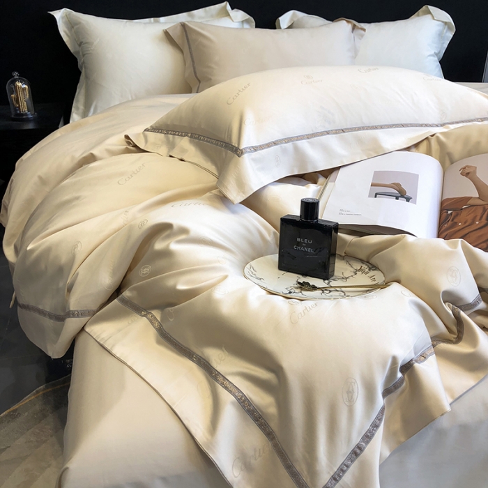 91家纺网 家纺一手货源 找家纺 馨蕊家居 2022新品春夏100支天丝棉四件套-C系列 C系列-香槟