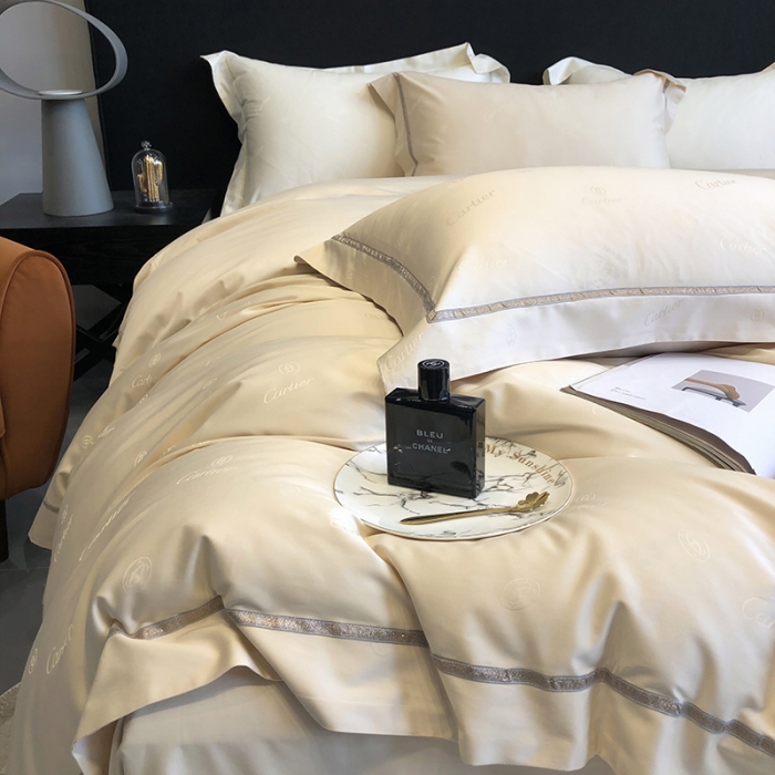 91家纺网 家纺一手货源 找家纺 馨蕊家居 2022新品春夏100支天丝棉四件套-C系列 C系列-香槟