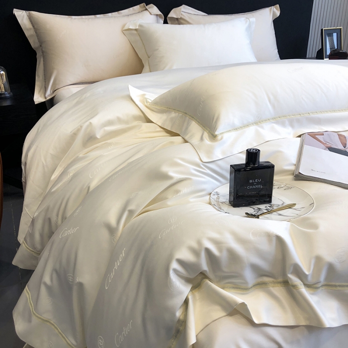 91家纺网 家纺一手货源 找家纺 馨蕊家居 2022新品春夏100支天丝棉四件套-C系列 C系列-元气白桃