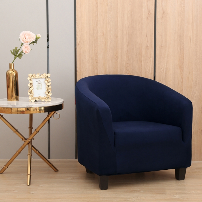 91家纺网 家纺一手货源 找家纺 兴妮雅 2022新款U型沙发套沙发垫 藏青