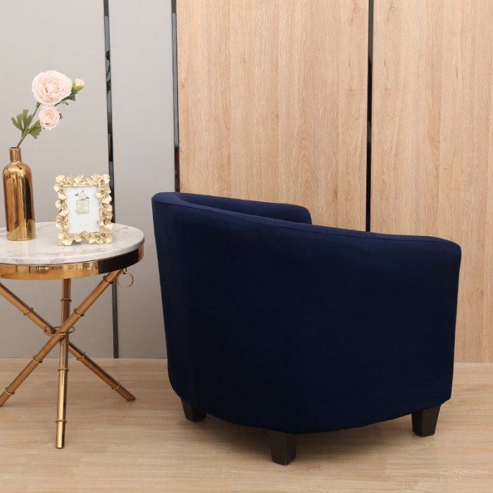 91家纺网 家纺一手货源 找家纺 兴妮雅 2022新款U型沙发套沙发垫 藏青