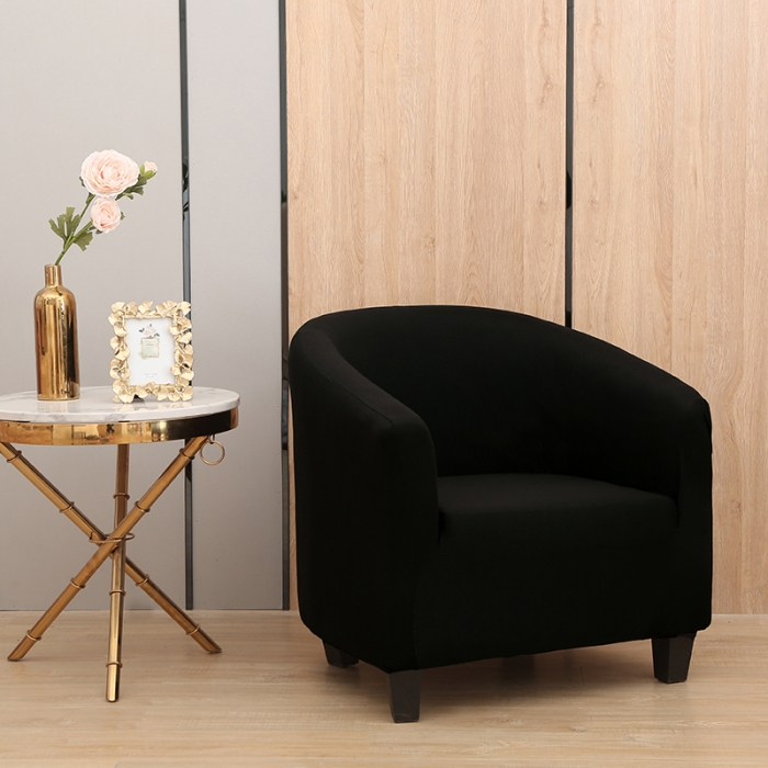 91家纺网 家纺一手货源 找家纺 兴妮雅 2022新款U型沙发套沙发垫 黑