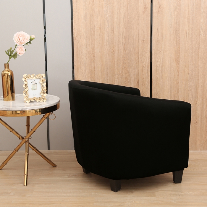 91家纺网 家纺一手货源 找家纺 兴妮雅 2022新款U型沙发套沙发垫 黑