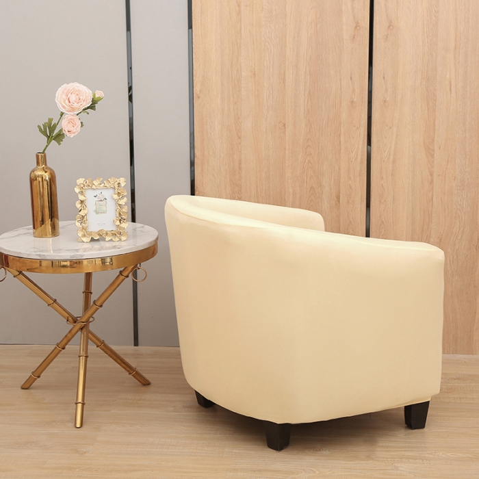 91家纺网 家纺一手货源 找家纺 兴妮雅 2022新款U型沙发套沙发垫 米白