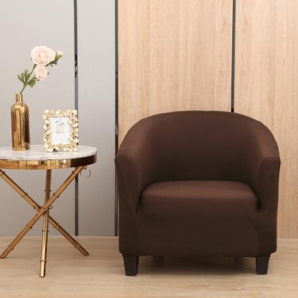 兴妮雅 2022新款U型沙发套沙发垫 深棕