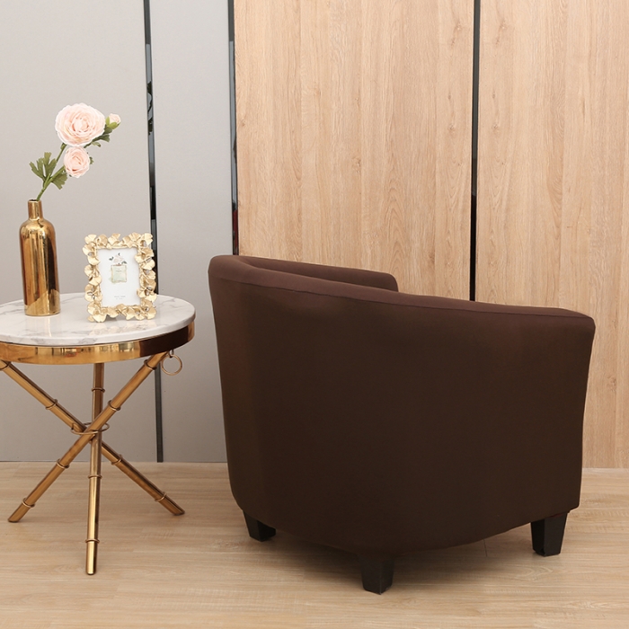 91家纺网 家纺一手货源 找家纺 兴妮雅 2022新款U型沙发套沙发垫 深棕