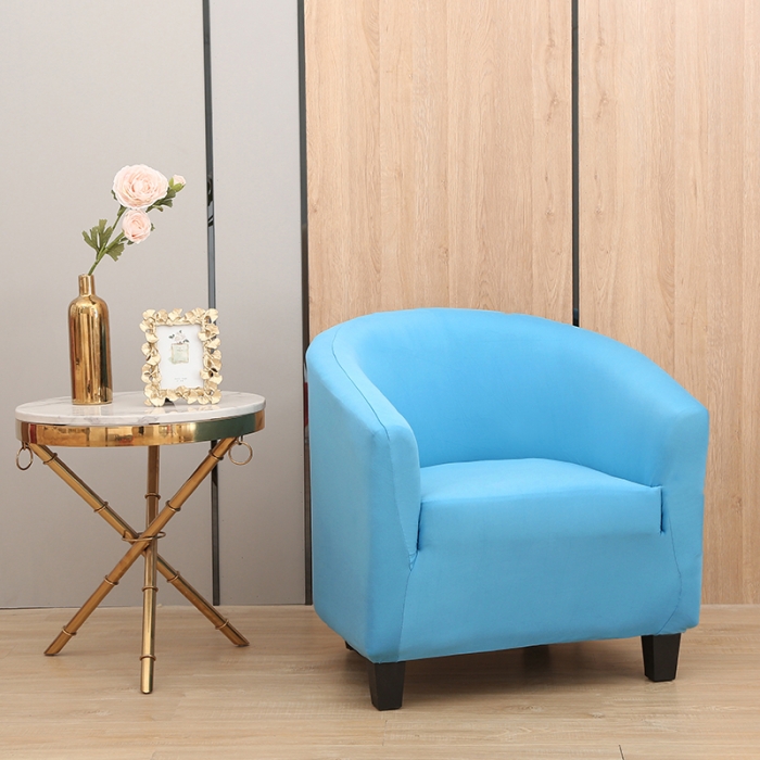 91家纺网 家纺一手货源 找家纺 兴妮雅 2022新款U型沙发套沙发垫 天空蓝