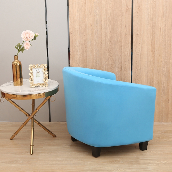 91家纺网 家纺一手货源 找家纺 兴妮雅 2022新款U型沙发套沙发垫 天空蓝