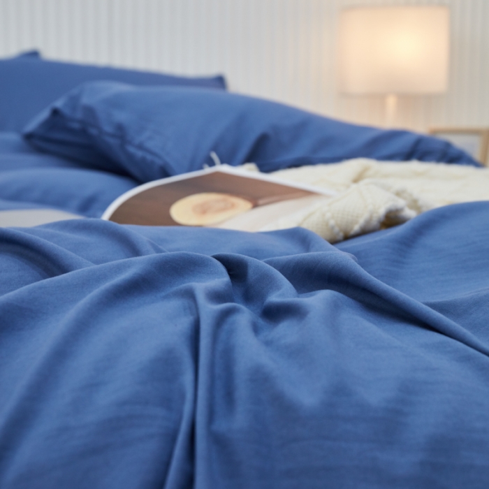 91家纺网 家纺一手货源 找家纺 乐居坊 2023新款纯色忆丝棉四件套 香菲-宾利兰