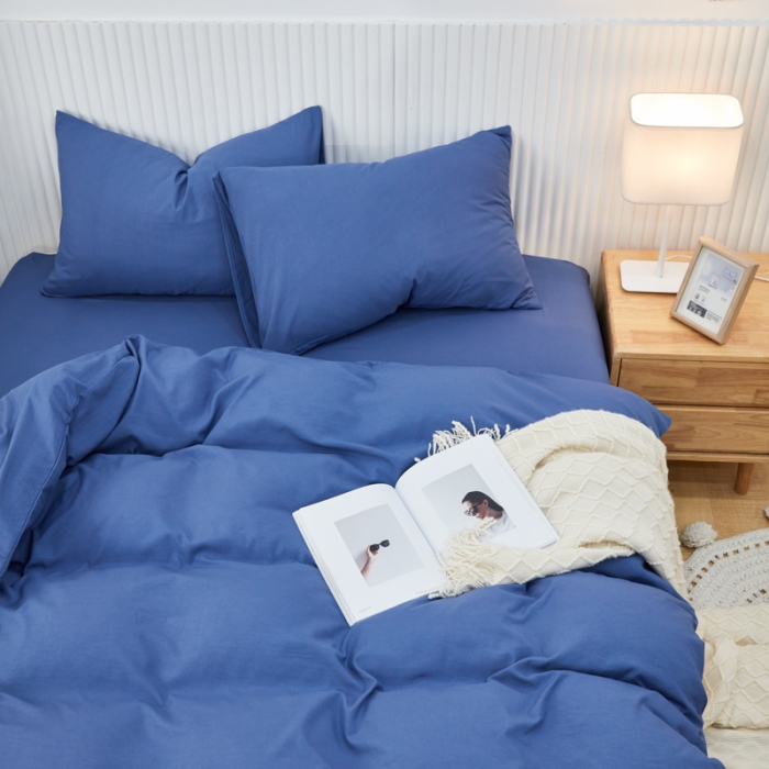 91家纺网 家纺一手货源 找家纺 乐居坊 2023新款纯色忆丝棉四件套 香菲-宾利兰