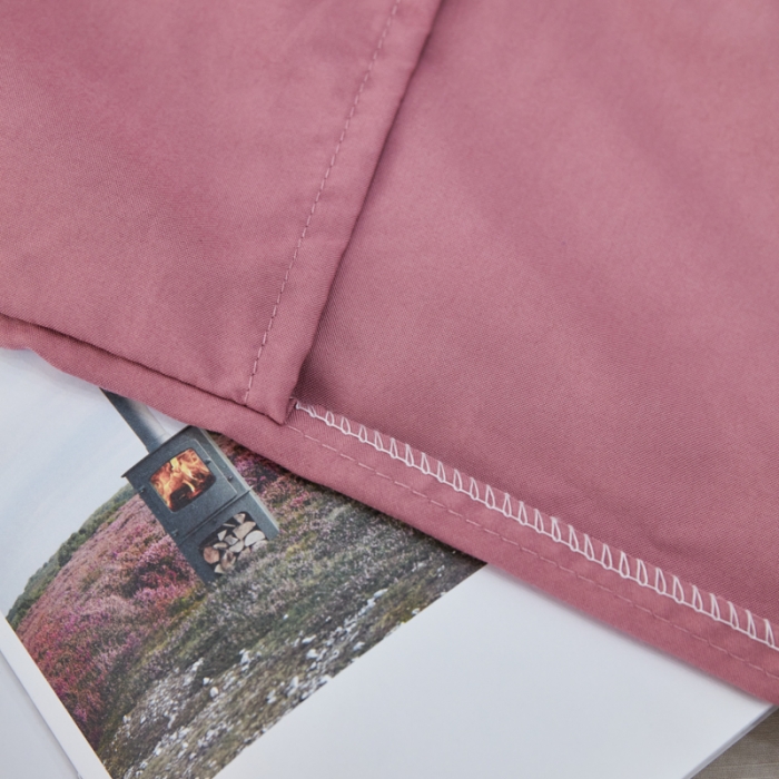 91家纺网 家纺一手货源 找家纺 乐居坊 2023新款纯色忆丝棉四件套 香菲-豆沙