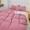 91家纺网 家纺一手货源 找家纺 乐居坊 2023新款纯色忆丝棉四件套 香菲-豆沙