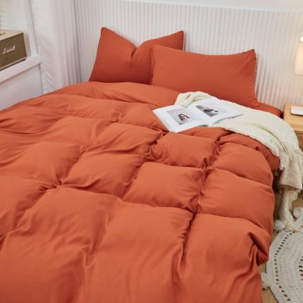 91家纺网 家纺一手货源 找家纺 （总）乐居坊 2023新款纯色忆丝棉四件套