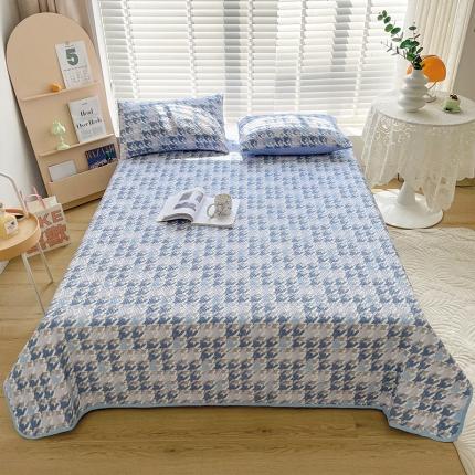 91家纺网 家纺一手货源 找家纺 （总）仟网汇 2023新款全棉13070床盖单件三件套