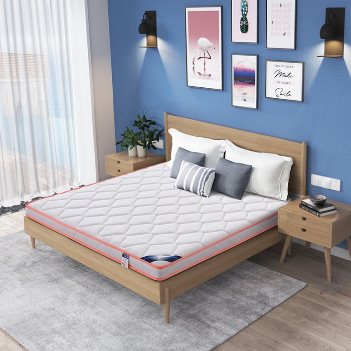 91家纺网 家纺一手货源 找家纺 时奥 2022新款儿童床垫椰棕-粉(包邮)