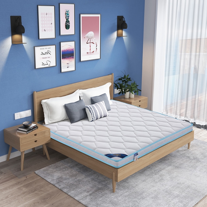 91家纺网 家纺一手货源 找家纺 时奥 2022新款儿童床垫椰棕-蓝(包邮)