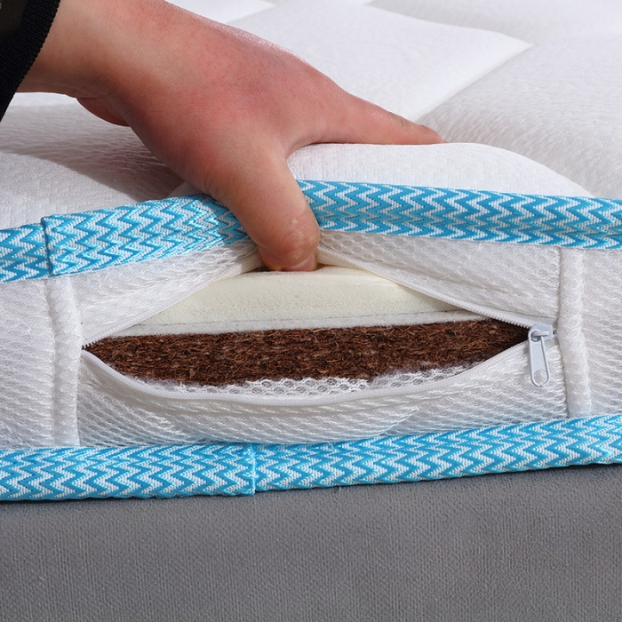 91家纺网 家纺一手货源 找家纺 时奥 2022新款儿童床垫椰棕-蓝(包邮)