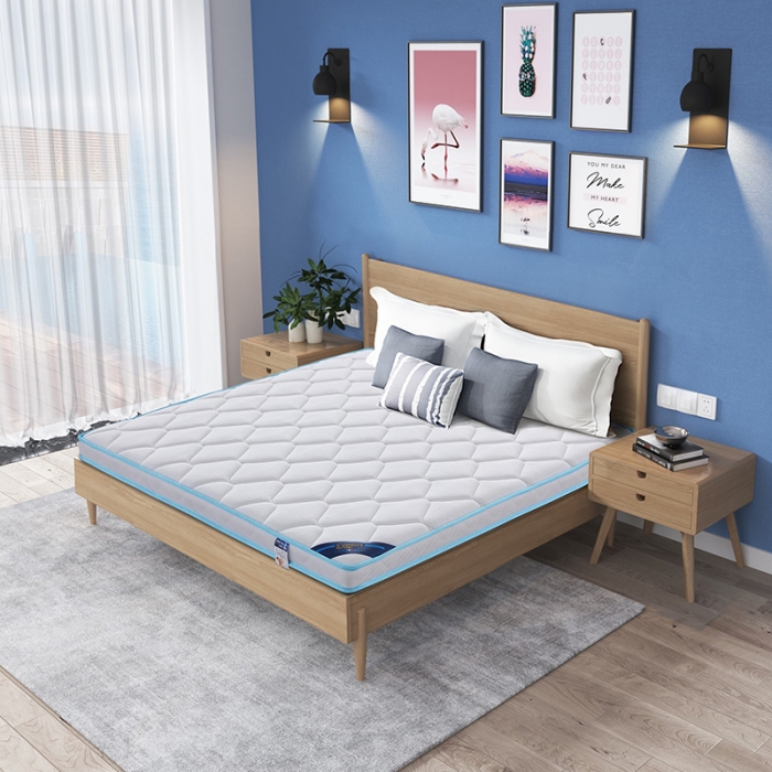 91家纺网 家纺一手货源 找家纺 时奥 2022新款儿童床垫椰棕-蓝(包邮)