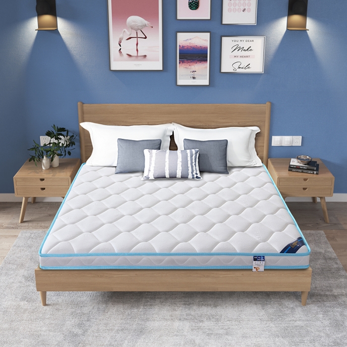 91家纺网 家纺一手货源 找家纺 时奥 2022新款儿童床垫椰棕-蓝(包邮)