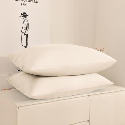 91家纺网 家纺一手货源 找家纺 极梦 2025新款纯色水洗棉磨毛单枕套枕头保护套